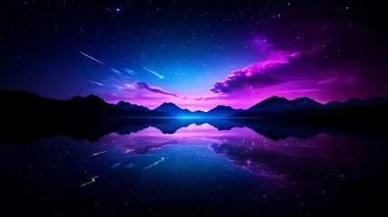 Stunning Night Sky Reflections