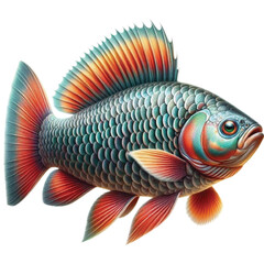Fototapeta premium elish fish vector design
