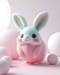 Fototapeta premium Whimsical 3D Animal Render