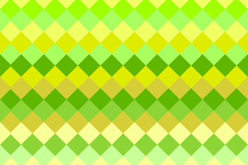 ダイヤ型背景　緑色