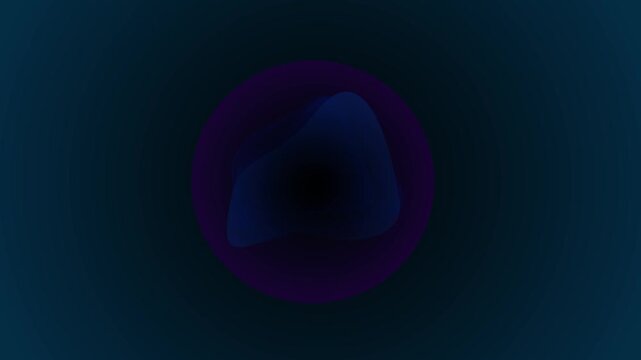 Visually dynamic abstract animation with smoothly breathing gradient circles, oval shapes and abstract shapes. Looping video, ideal for modern backgrounds and technology-themed projects.