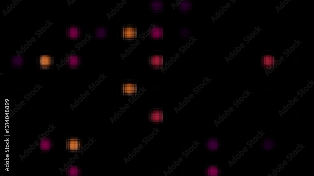 Poster Stop Motion grunge textured pattern black bokeh loop background