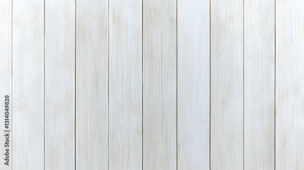 Poster white washed wooden plank background with rustic texture and vertical lines in a pale neutral color 