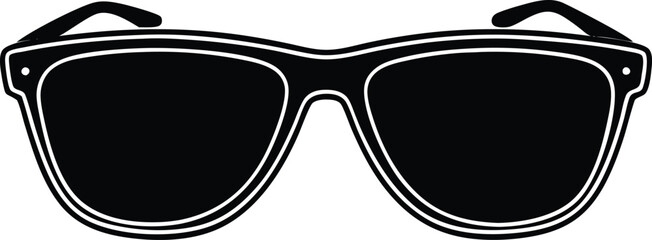 Sunglasses simple silhouette