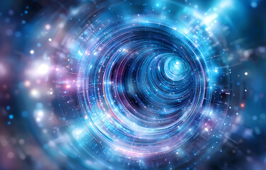 Obraz premium Exploring cosmic wonders abstract space visuals digital art galactic environment hypothetical viewpoint