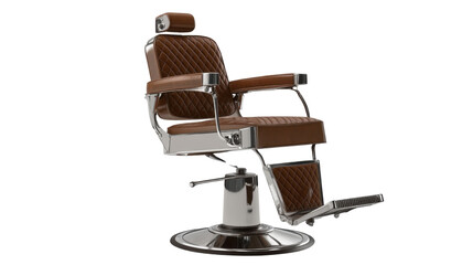 barber chair isolated on white background