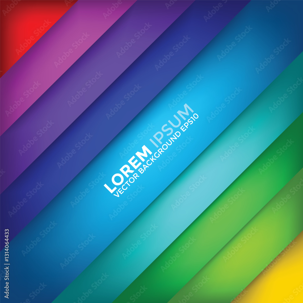 Poster vector background with spaces for text design