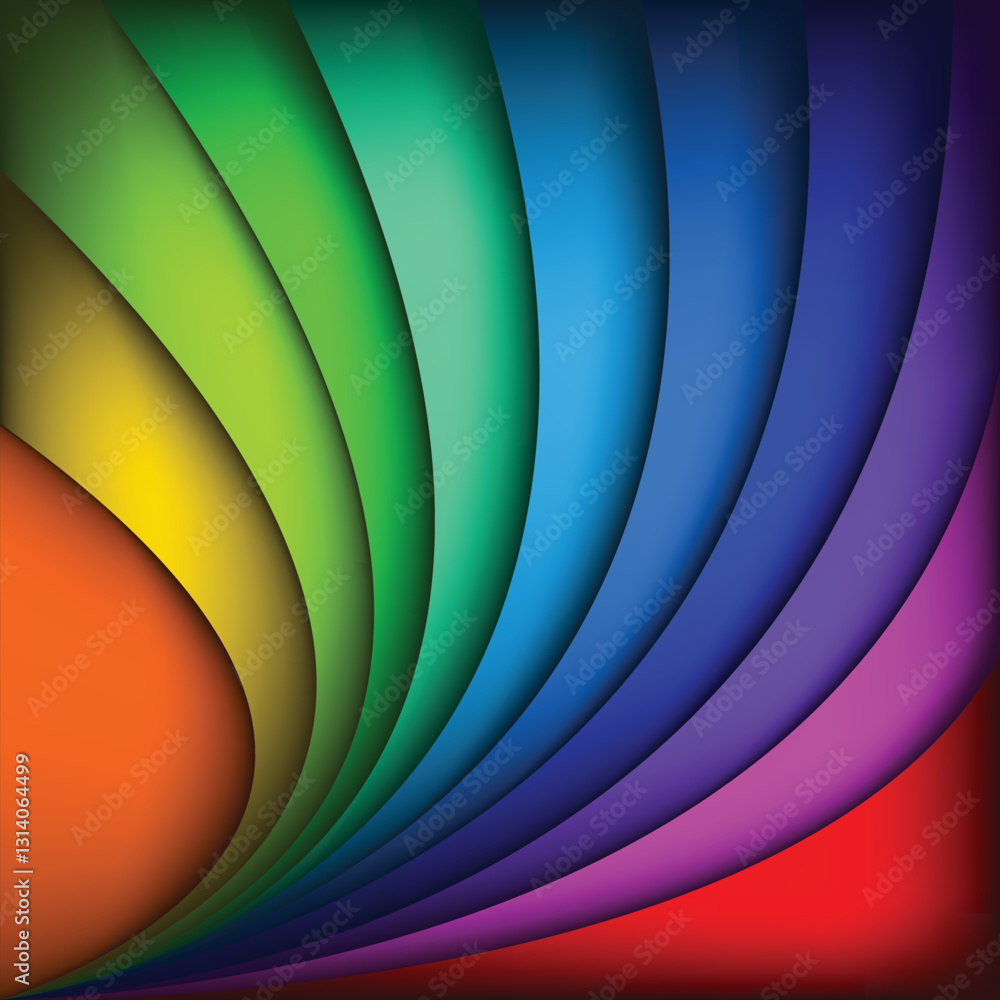Poster vector background with spaces for text design