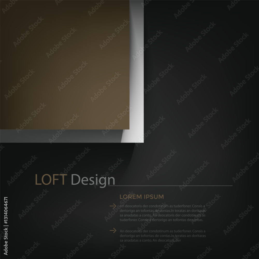 Poster vector background with spaces for text design