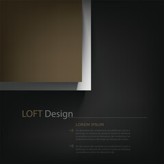 Vector background with spaces for text design