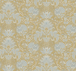 floral madhubani kalamkari chinz kani Abstract shirting Ajrakh Ikat block batik print patola Background digital printing textile pattern floral allover design front back and duppata kurti wallpaper

