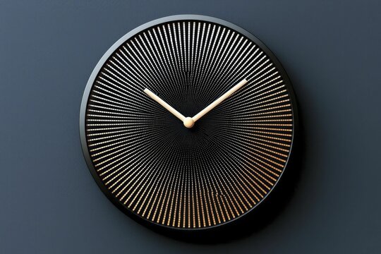 Digital clock showing gears, representing effortless coordination of remote collaboration and effective time utilization.