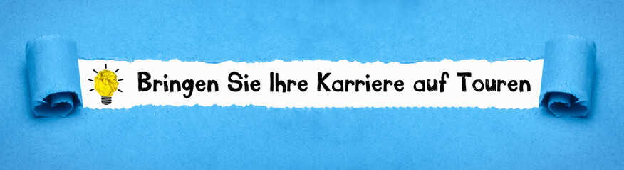 Bringen Sie Ihre Karriere auf Touren	

