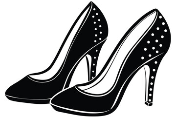 High Heels women fashion shoes silhouette