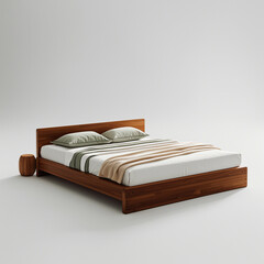 Bed Frame on white background