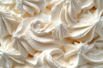 white whipped cream create a textured and tempting backdrop for dessert 