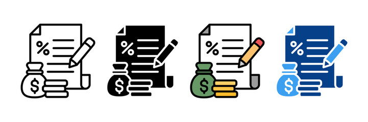 Loan  Icon Element For Design