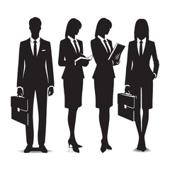 Commanding Presence Lawyer silhouette, owning the courtroom - Lawyer illustration - Minimalist Lawyer vector - Profession silhouette
