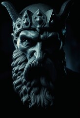 Obraz premium Isolated Portrait of Hades