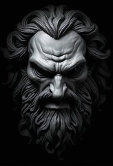 Isolated Portrait of Hades