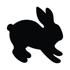 Obraz premium rabbit silhouette