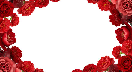 red flower art borders and transparent background, frame, wallpaper, background, abstract