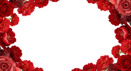 red flower art borders and transparent background, frame, wallpaper, background, abstract