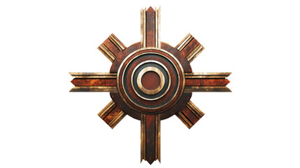 Obraz premium Chakana symbol isolated on white background