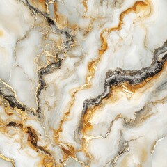 Fototapeta premium Abstract gold and grey marble texture.