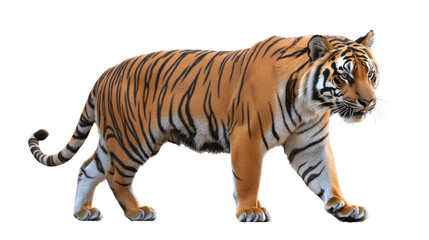 Obraz premium leopard in front of white background