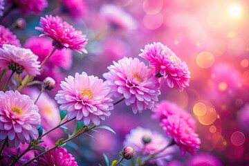 Obraz premium AI-generated abstract pink floral wallpaper; vibrant, generative art for stunning backgrounds.