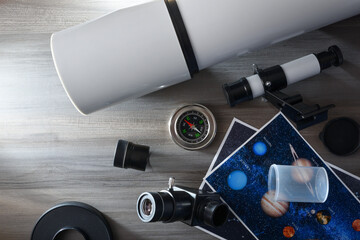 Telescope and telescope parts for the exploration of the universe