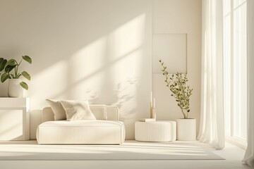 modern minimalist interior design with light and serene elegance