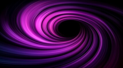 Vibrant Purple Swirl Abstract Art