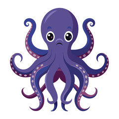 octopus vector image on white background