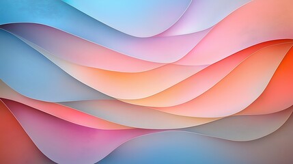 Colorful Abstract Wave Background Design