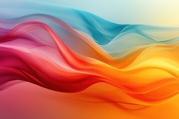 Naklejka premium Abstract vibrant flowing colors background