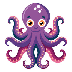 octopus vector image on white background