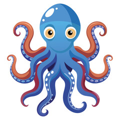 octopus vector image on white background
