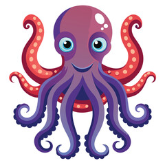octopus vector image on white background
