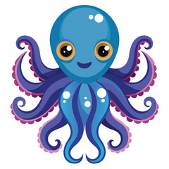 octopus vector image on white background