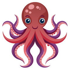 octopus vector image on white background