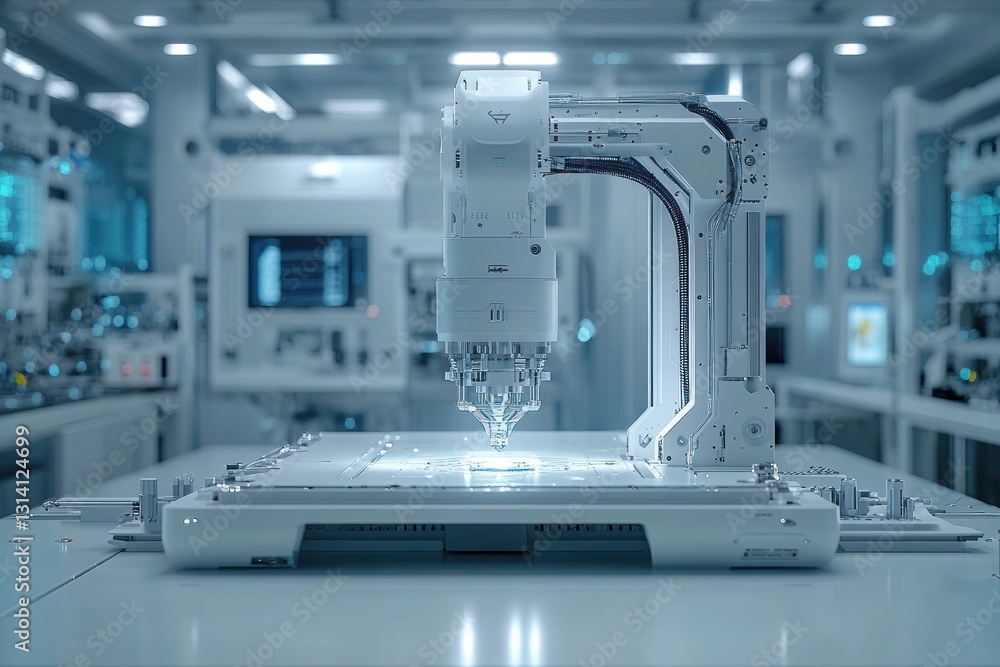 Poster automated precision assembly in a modern cleanroom