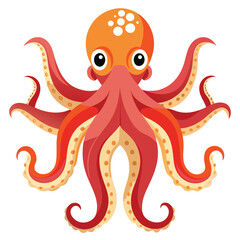 octopus vector image on white background
