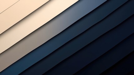 Fototapeta premium Overlapping angled abstract layers feature multiple gradients of color tones
