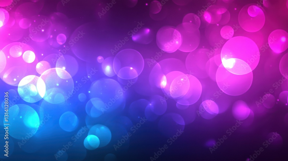 Aufkleber an abstract image featuring blurred circles and colorful background hues