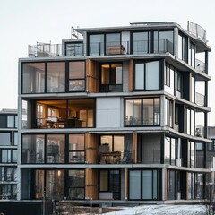 A green bamboo housing project aimed at revitalizing low-income neighborhoods.