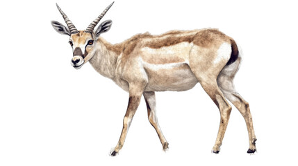 Obraz premium antelope isolated on white background