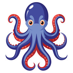 octopus vector images on white background