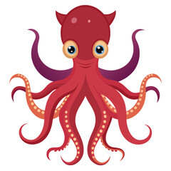 octopus vector images on white background